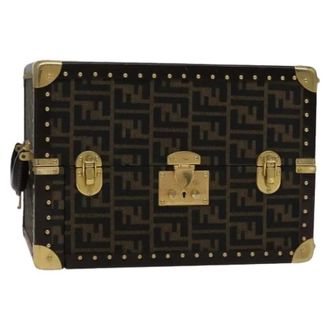 Fendi Pre-owned Sieradendoos - Dames - Pre-owned - Zwart - Maat: ONE Size Leer