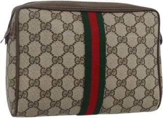 Gucci Pre-owned Canvas Cross Body Tas - Dames - Vintage Schoudertas - Veelkleurig - ONE Size - Vintage