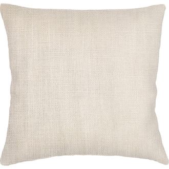 Anaya with Love So Soft Linen Euro Pillow with Down Alternative Insert in Natural Beige at Nordstrom, Size 26X26
