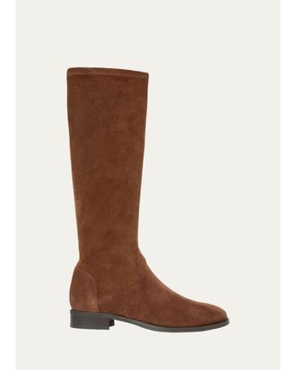 Aquatalia 25mm Sabrena Waterproof Suede Knee-High Boots