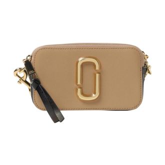 Marc Jacobs Stijlvolle Leren Camera Crossbody Tas - Dames - Schoudertassen - Bruin - ONE Size - Leer - Tassen