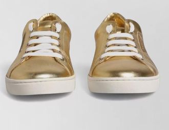 Dolce & Gabbana leather lace-up sneakers