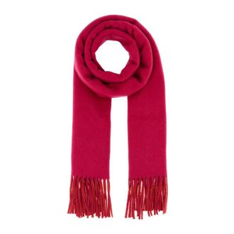 Burberry Winter Scarves, unisex, Pink, Size: ONE SIZE Reversible Cashmere Scarf