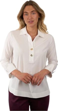 Joseph Ribkoff Overhemden, Dames, Wit, L, Polyester, Blouse
