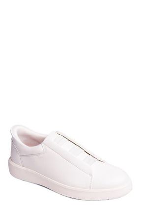 Marc Joseph New York Allen Street Hands Free Technology Lightweight Leather Sneaker in White Napa Leather at Nordstrom, Size 11.5