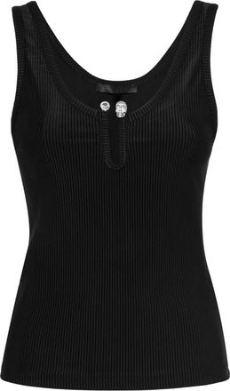 Philipp Plein Tanktop - Dames - Tops zonder mouwen - Zwart - S - Tops