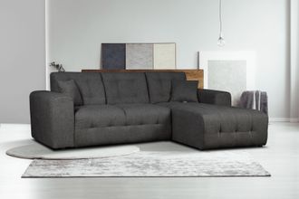 HOME AFFAIRE Ecksofa »Nosia L-Form« incl. 2 Zierkissen, mit feiner Steppung