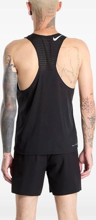 Nike Canotta AeroSwift con scollo a V - Nero