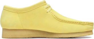 Clarks Su&egrave;de veterschoenen - Geel