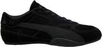 Puma Bella Mina Suede Womens Black Trainers - Size UK 4