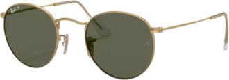 Ray-Ban Rb 3447 Round Metal - unisex - Zonnebrillen - Geel - 50 MM - Accessoires