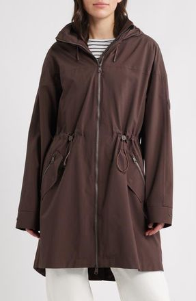 Lole Piper 2.0 Hooded Water Repellent Raincoat in Java at Nordstrom, Size Medium