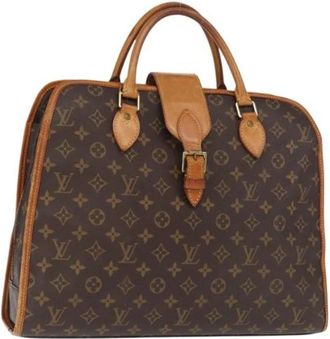 Louis Vuitton Pre-owned Handbags, female, Brown, Size: ONE SIZE Pre-owned Vintage Canvas Handbag