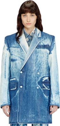 Diesel Blazer in X-Ray denim - Denim Jackets - Woman - Blue