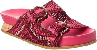 Ferragamo Ferragamo Shaula Crochet & Leather Sandal