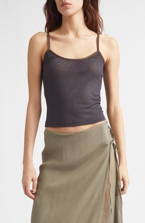 Paloma Wool Nasem Cotton Blend Jersey Camisole in Grey at Nordstrom, Size X-Large