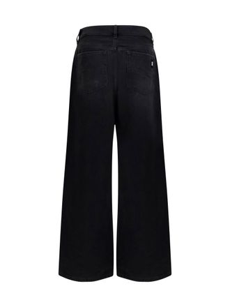 Amiri Wide-Leg Cotton Jeans - Black