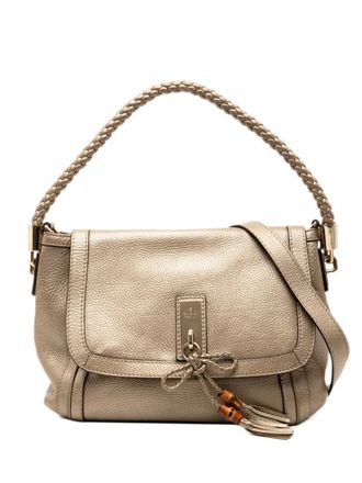Gucci 2000-2015 Leather Bella satchel - Gold