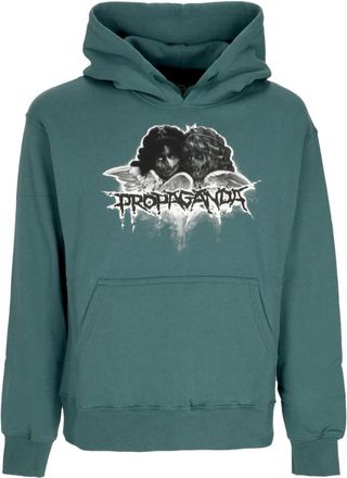 PROPAGANDA Bosgroene Hoodie Lange Mouw - Dames - Hoodies - Groen - S - Katoen - Hoodies & sweatvesten