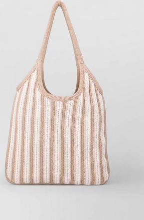 Miu Miu ivy cotton crochet tote bag