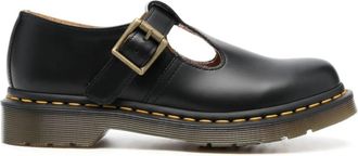 Dr. Martens Polley Smooth - Dames - Platte Schoenen - Zwart - 37 EU - Schoenen