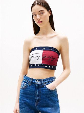 Tommy Hilfiger TH Signature Logo Bandeau Bra