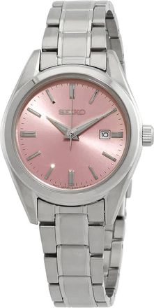 Seiko Quartz Pink Dial Ladies Watch SUR529