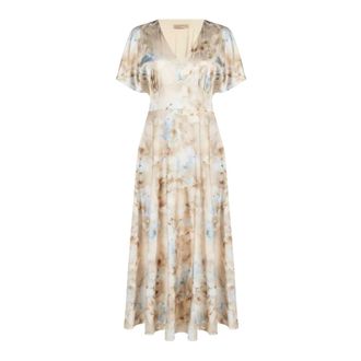 Rinascimento Dames, Jurken, Beige, Maat: XL