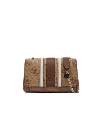 Guess Schoudertas Latte Logo/Bruin