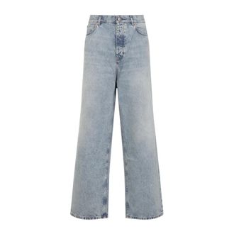 Balenciaga Heren, Jeans, Blauw, Maat: S