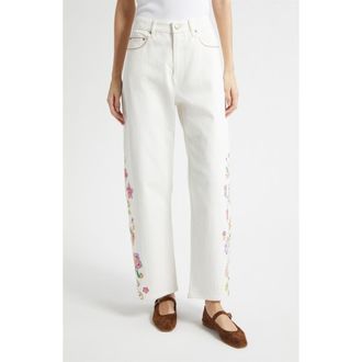 Cinq &agrave; Sept Jardin Boheme Hayden Jeans in Scour Multi at Nordstrom, Size 00