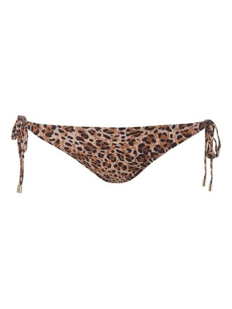Melissa Odabash Girona animal-print bikini bottoms - women - Polyamide/Elastane - 8 - Neutrals