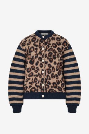 Balzac Paris Weiter Jacquard-Cardigan Idole