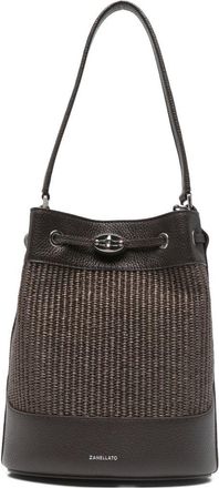 Zanellato Zanellato Womens Mond&atilde; Vimini Small Bucket Bag