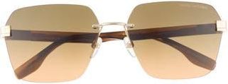 Marc Jacobs 61mm Square Sunglasses in Brown Horn at Nordstrom Rack