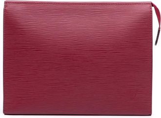 Louis Vuitton Clutch Toiletry Pouch 26 in pelle Épi 2017 - Rosa