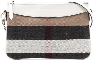 Burberry Pre-owned Burberry Mega Check Canvas Peyton Crossbody Ladies CNDONHOUDON