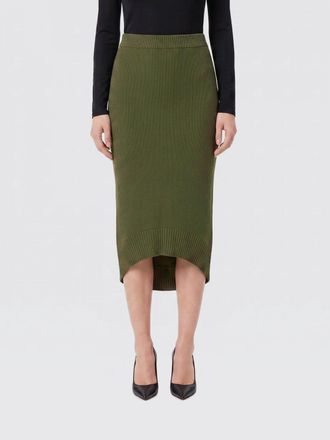 Victoria Beckham High-Waisted Midi Knit Skirt in Wool Blend