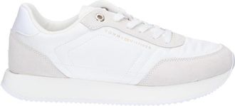 Tommy Hilfiger Womens Sneakers for woman in white Leather - Size EU 40