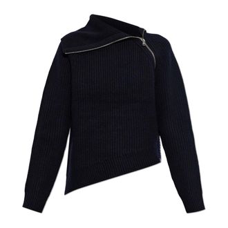 AllSaints Cleo wollen coltrui - Dames - Truien - Blauw - Maat: S Wol