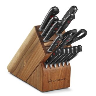 W&uuml;sthof Classic Classic 15 Piece Knife Block Set, Acacia