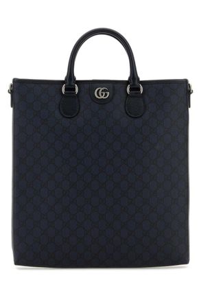 Gucci Navy Blue GG Ophidia Large Tote