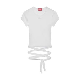 Diesel T-Shirts, female, White, Size: S T-Bunny Tail TOP
