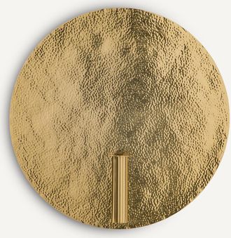 AM.PM Wandkandelaarvaas, rond, messing, Lunou