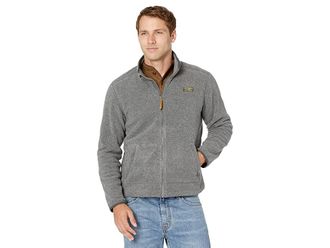 L.L.Bean Mountain Classic Fleece Jacket Mens Clothing Charcoal Heather : 2XL, Polyester/Fleece
