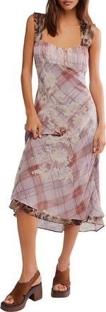 Free People Morning Dew Midi Dress in Autumn Combo at Nordstrom, Size X-Large