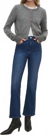 Favorite Daughter The Erin Crop Boot Cut Jeans In Charlotte