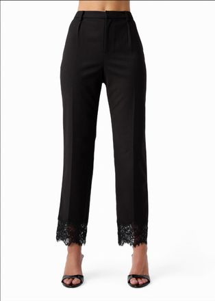 Cami NYC Cheyenne Pant With Lace Trim In Black