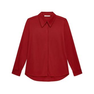 Maliparmi Maliparmi, Dames, Blouses & Shirts, Rood, Maat: 2XL Jersey