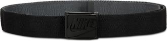 Nike Unisex Reversible Textured Stretch Web Belt in Black | 18102-016